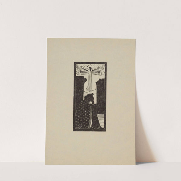 In de ruïnen eener tempel – I (1925) by Karel de Bazel