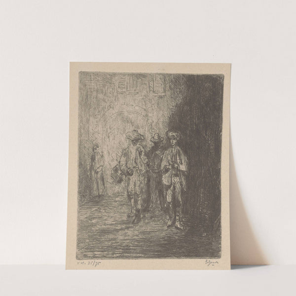 In de straat Rome (1873-1931) by Etienne Bosch