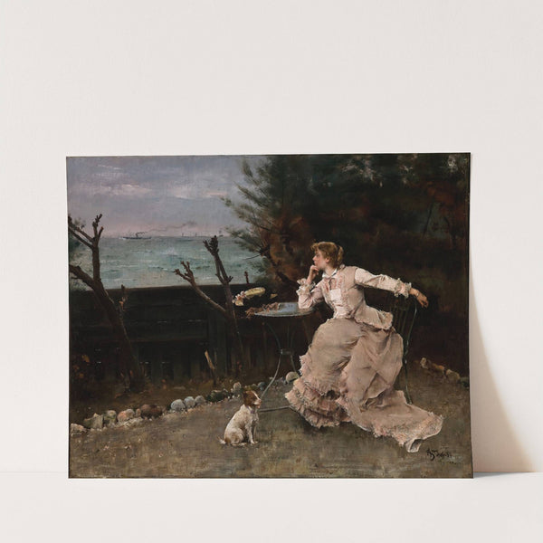 In Deep Thought (1881) by Alfred Stevens