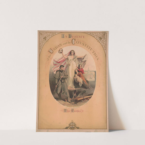 In defence of the Union and the Constitution (1861) by Caspar Muringer