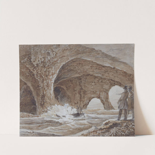 In der Felsengrotte auf Capri by Johann Christian Reinhar