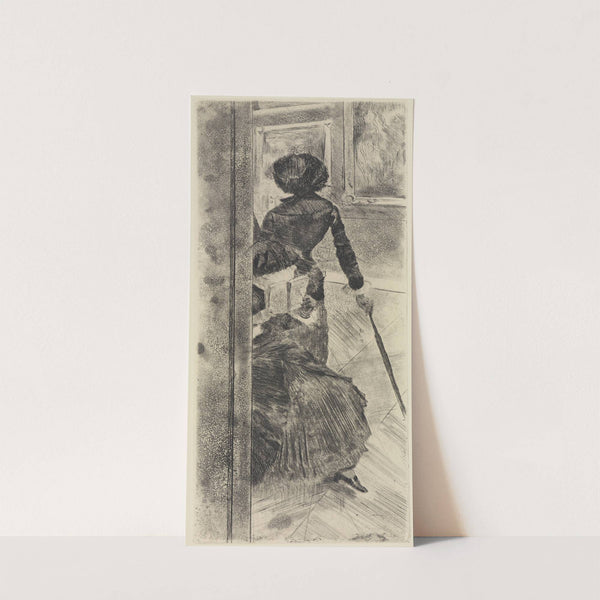 In der Gemäldegalerie des Louvre by Edgar Degas