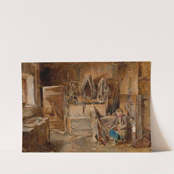 In der Geschirrkammer by Carl Schindler