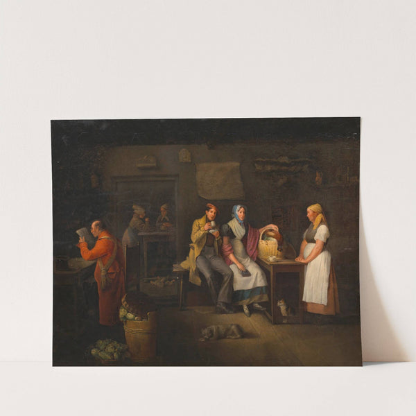 In der Kaffeeküche (around 1863) by Michael Neder