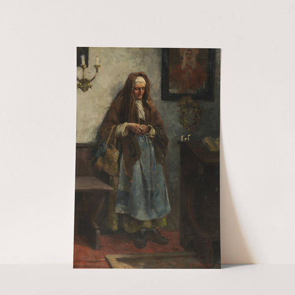 In der Kirche by Jakub Schikaneder