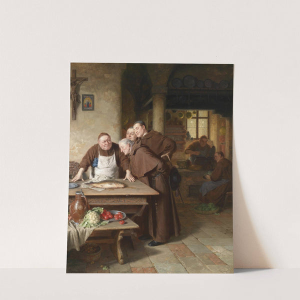 In der Klosterküche (1911) by Eduard von Grützner