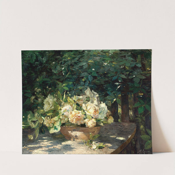 In der Laube (1901) by Marie Egner