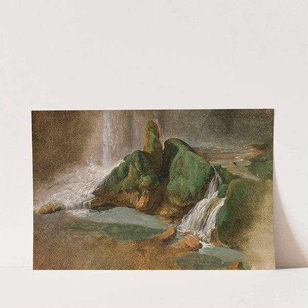 In der Neptunsgrotte bei Tivoli by Simon Denis