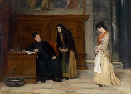 In the Sacristy