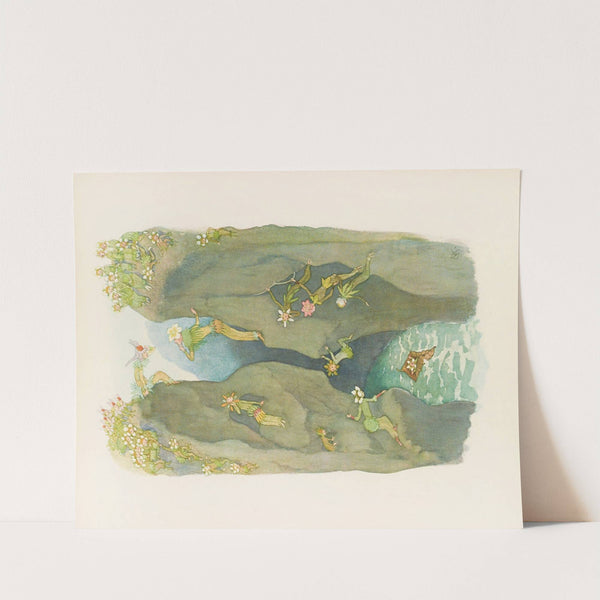 In Der Schlucht by Ernst Kreidolf