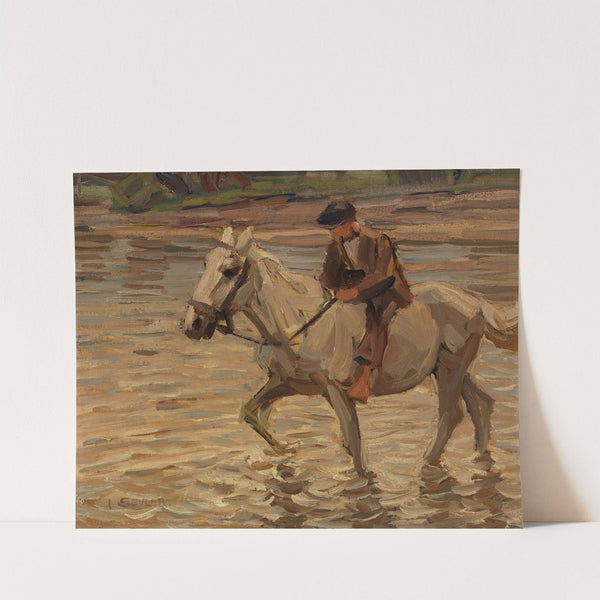 In der Schwemme by Julius Seyler