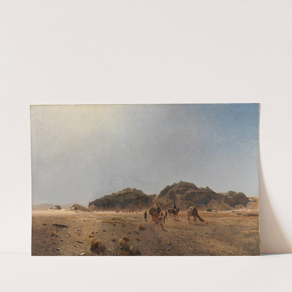In der Wüste Araba (1882) by Eugen Bracht