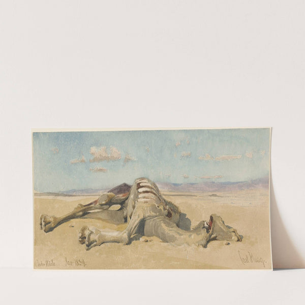 In der Wüste (In the Desert) (1859) by Carl Haag