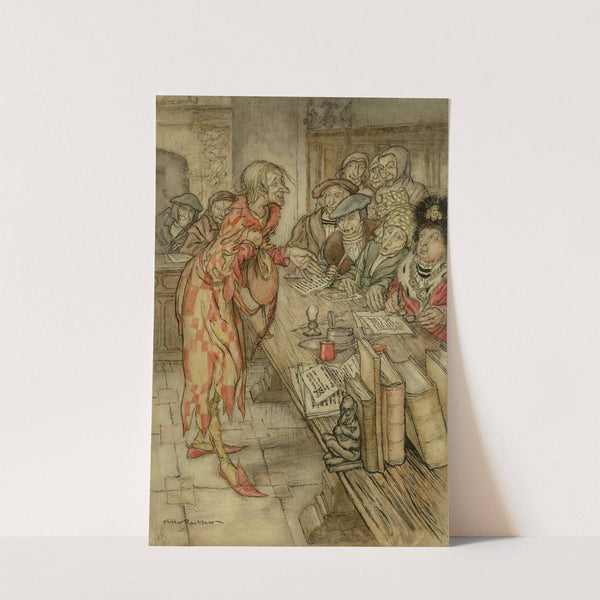 In Did Come the Strangest Figure (1934) by Arthur Rackham