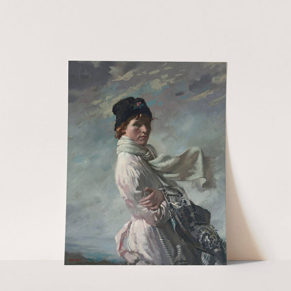 'In Dublin Bay'; Portrait of the Artist's Wife by William Orpen