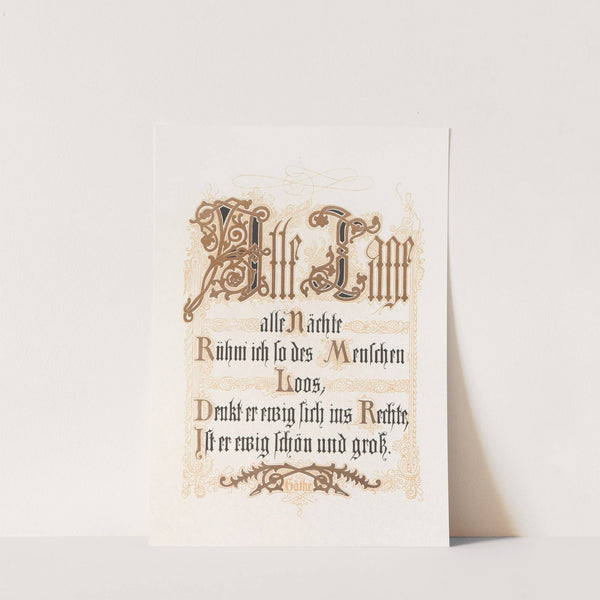 In Freude und Leid Pl.11 by Alwine Schroedter