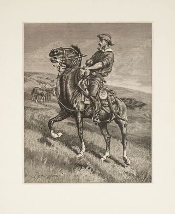 In from the night herd (1886)