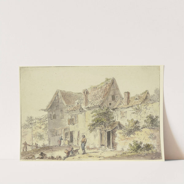 In front of a farmstead by Emanuel Murant