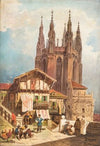 In front of Burgos cathedral