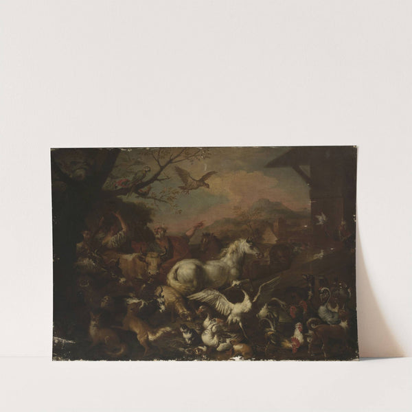 In front of Noah's Ark by Sinibaldo Scorza