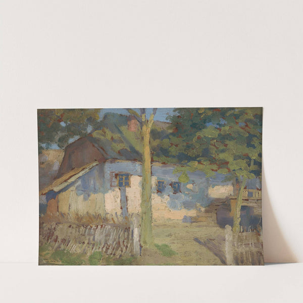 In front of the house (1910–1915) by Ľudovít Čordák