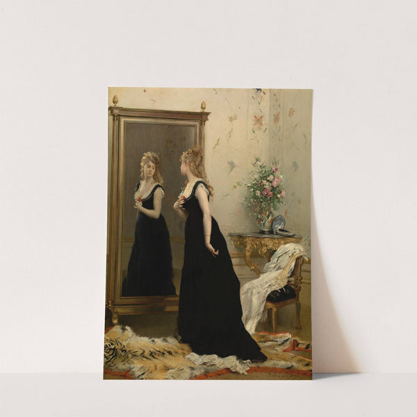 In Front of the Mirror by Gustave Léonard de Jonghe