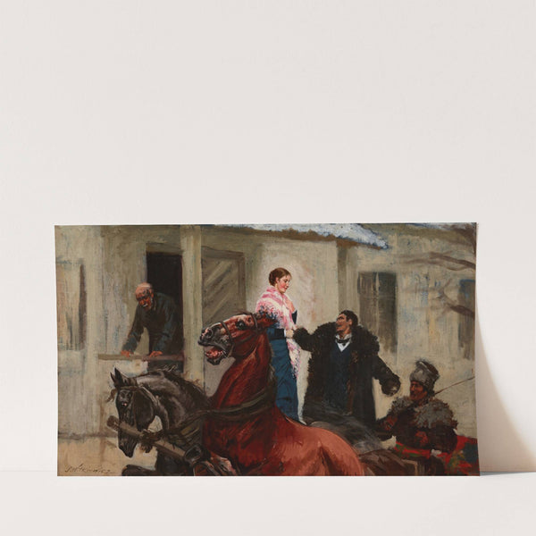 In Front of the Porch (1885-1890) by Stanisław Witkiewicz