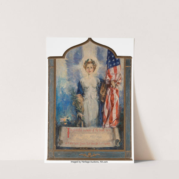 In Grateful Memory of the Brave Men Who Have Given Lives for Their Country by Howard Chandler Christy