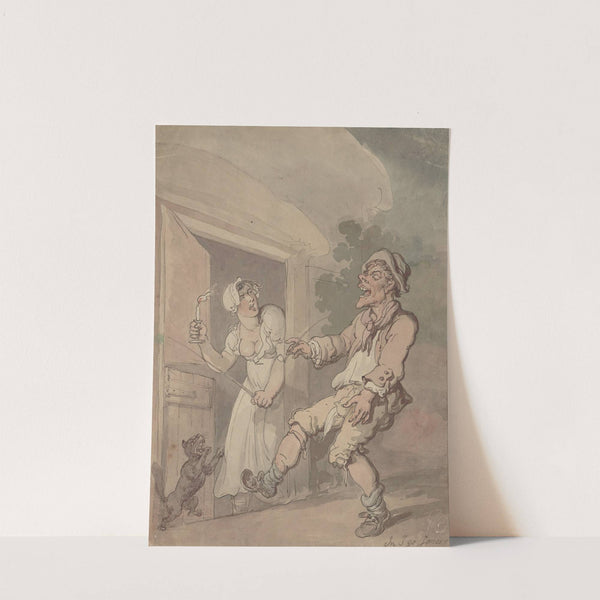In I go Jones by Thomas Rowlandson