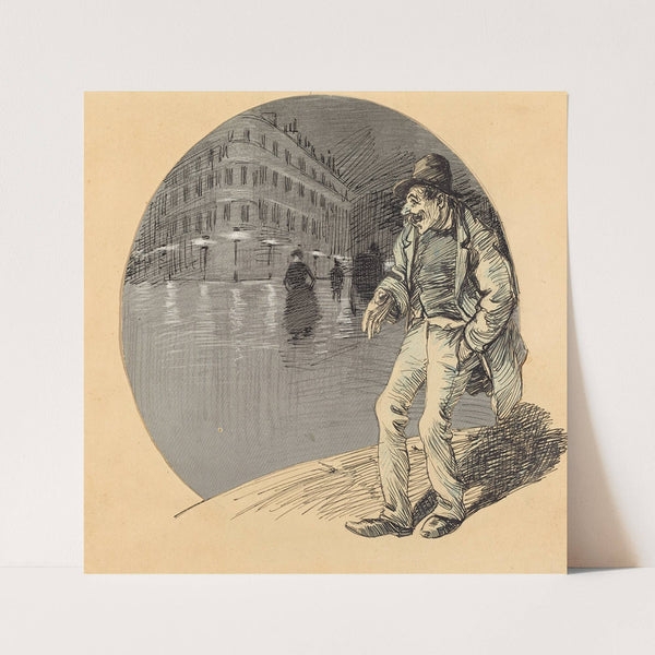 In Love (Amoureux) (1888) by Théophile Alexandre Steinlen