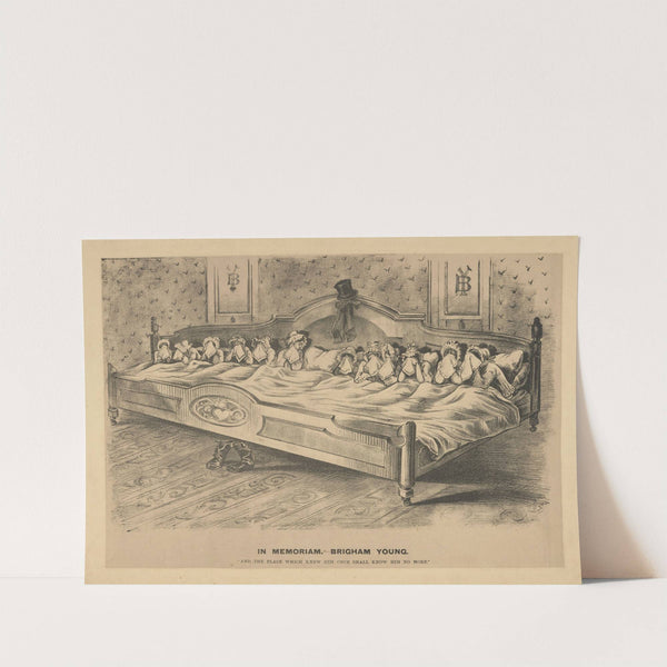 In Memoriam. Brigham Young. (1877) by Joseph Ferdinand Keppler