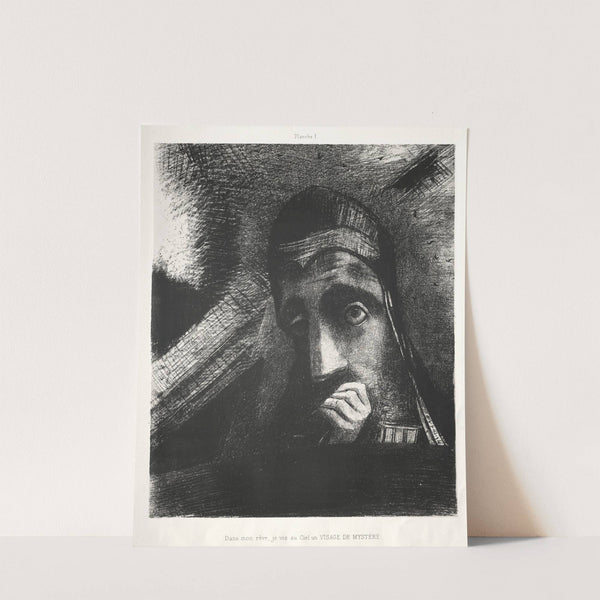 In My Dream I Saw in the Sky a Face of Mystery (1885) by Odilon Redon