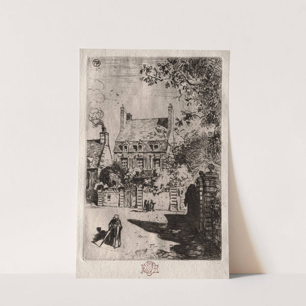 In Province; The House at Orléans (c. 1875) by Félix Hilaire Buhot