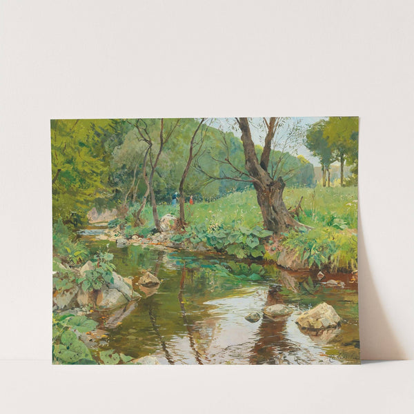 In Sattelbach bei Heiligenkreuz by Eduard Zetsche