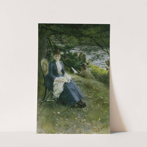 In Scotland (Mrs. Symons) (1887) by Anders Zorn