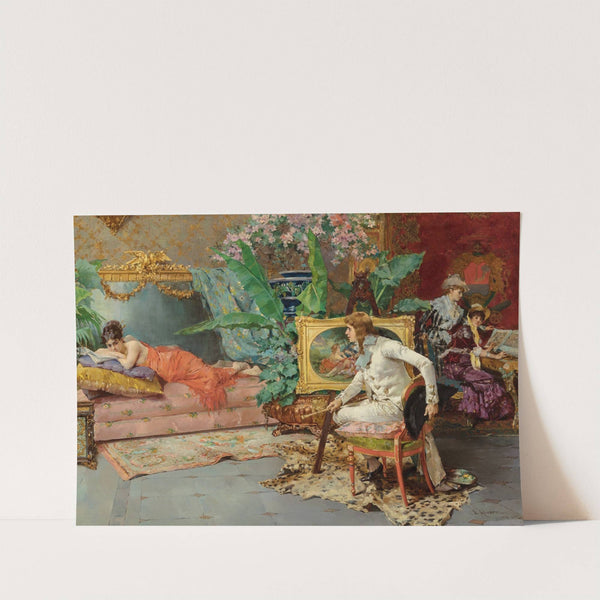 In the artist's studio by Luis Álvarez Català