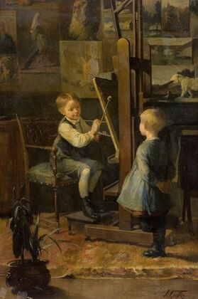 In the Artist’s Studio
