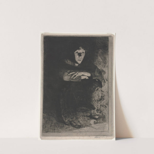 In the Ashes (1887) by Albert Besnard