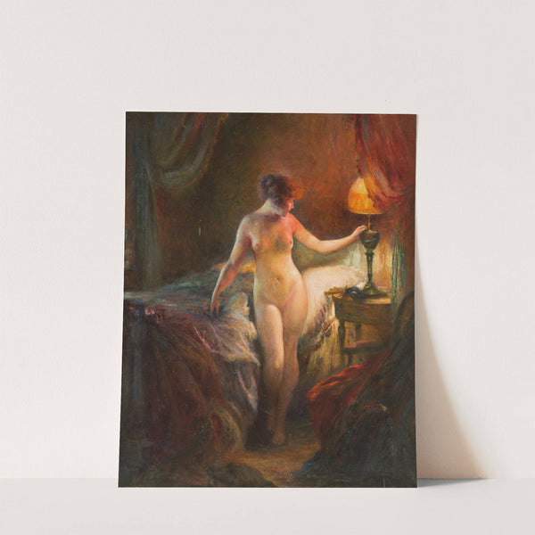 In the boudoir by Emile Tabary