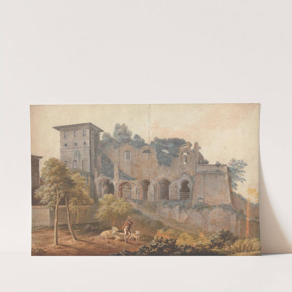 In the Camp Vaccinio at Rome by John Warwick Smith