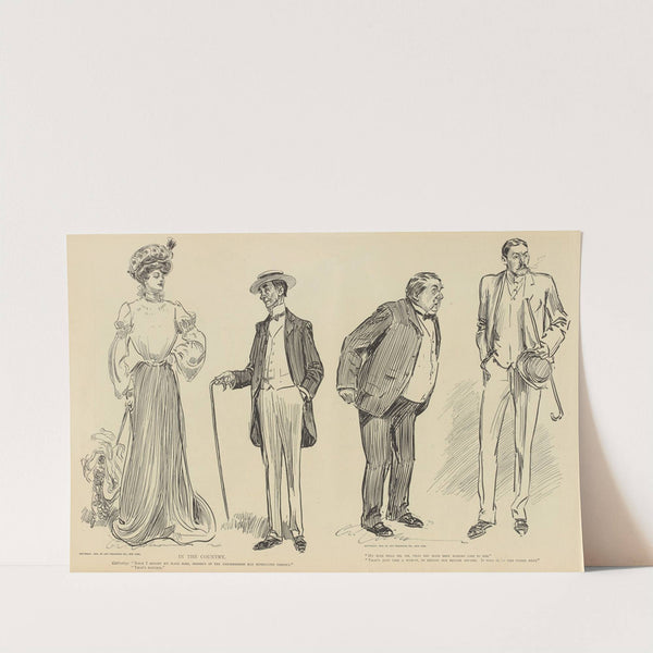 In the country (1900-1905) by Charles Dana Gibson