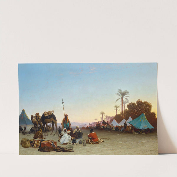 In The Desert by Charles Théodore Frère