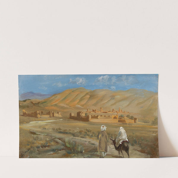 In the desert of Afghanistan (1931) by Alexandre Jacovleff