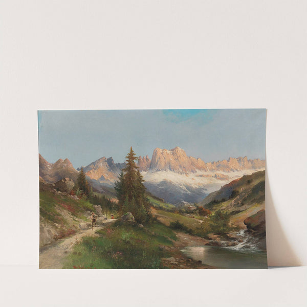 In the Dolomites by Karl Kaufmann