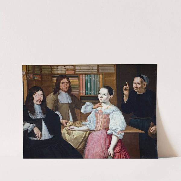 In the Draper´s Shop (1670) by Adriaen van Bloemen