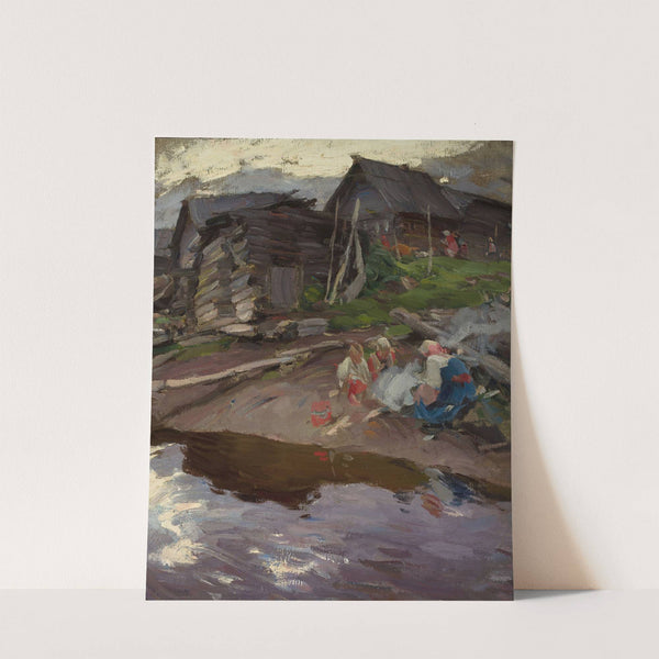 In the evening by Abram Efimovich Arkhipov