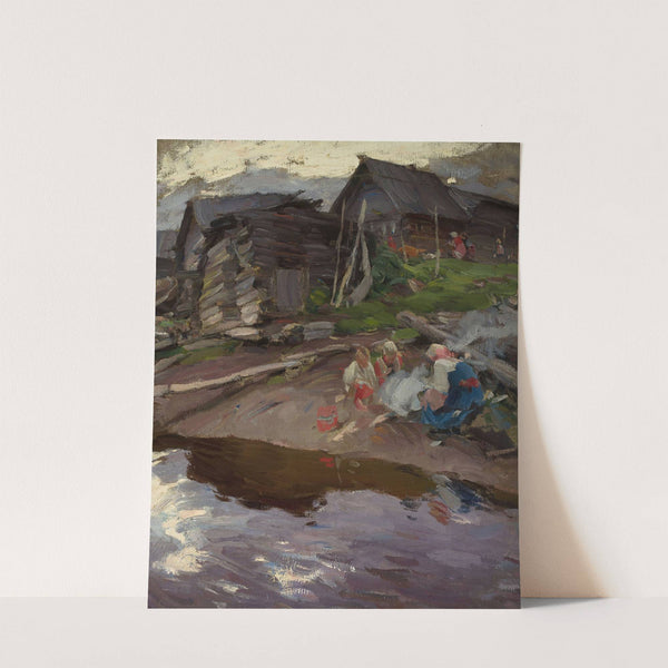 In the evening by Abram Efimovich Arkhipov