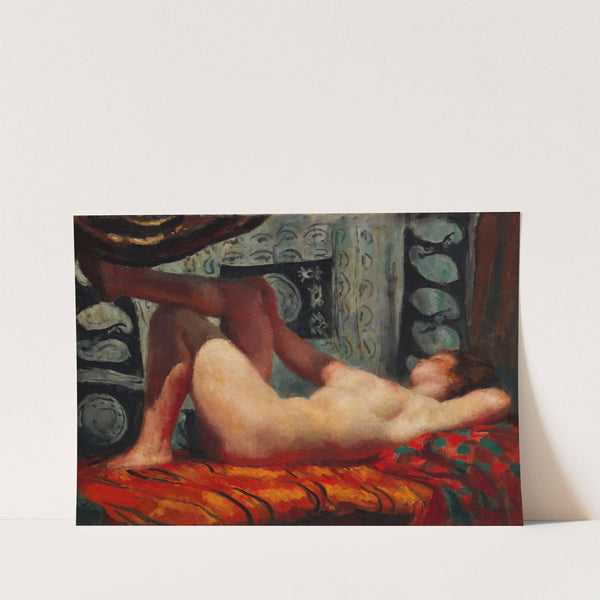 In the Evening – Reclining Female Nude (1924) by Wojciech Weiss