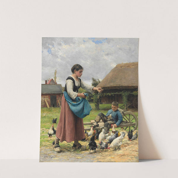 In the Farmyard by Julien Dupré