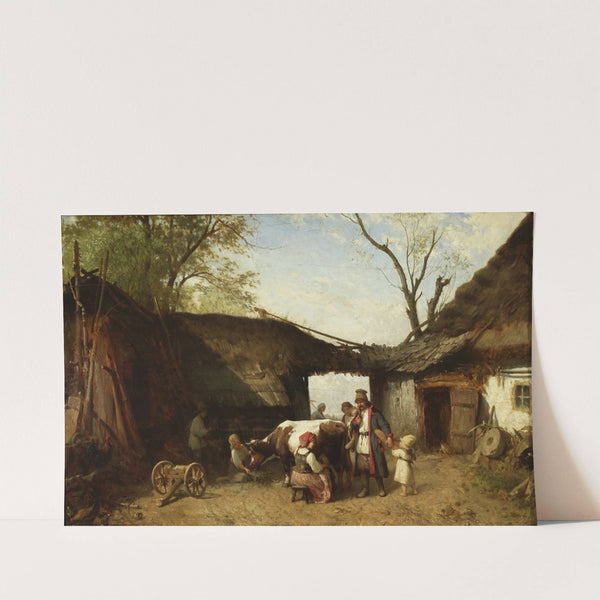 In the farmyard by Aleksander Kotsis